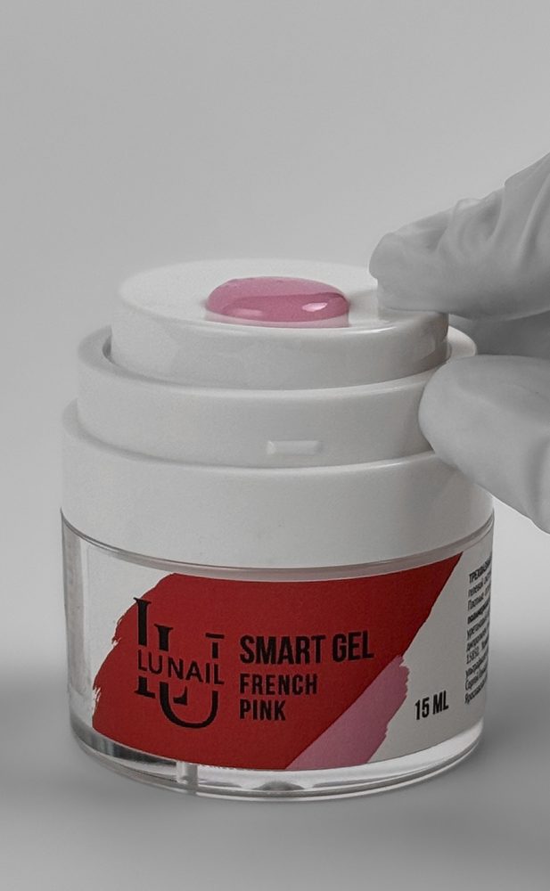 Smart Gel в помпе "French pink" (15 мл)